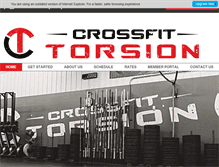 Tablet Screenshot of crossfittorsion.com